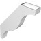 Ekena Millwork 4-in. W x 22-in. D x 28-in. H Funston Architectural Grade PVC Knee Brace BRCP04X22X28FST - alternate 6